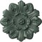 Ekena Millwork Emery Leaf Ceiling Medallion, Hand-Painted Cloud Burst, 7 5/8"OD x 1"P CM07EMCBF - alternate 1